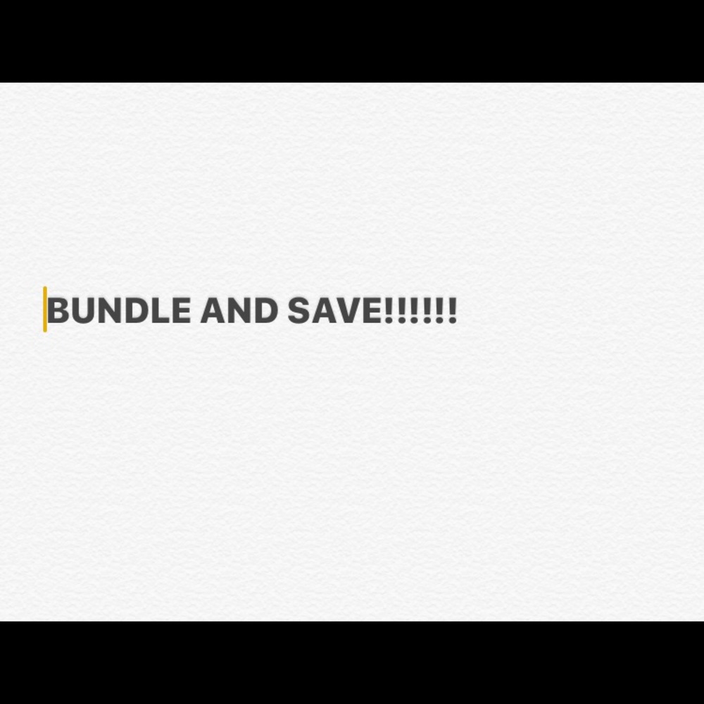 Bundle and save!